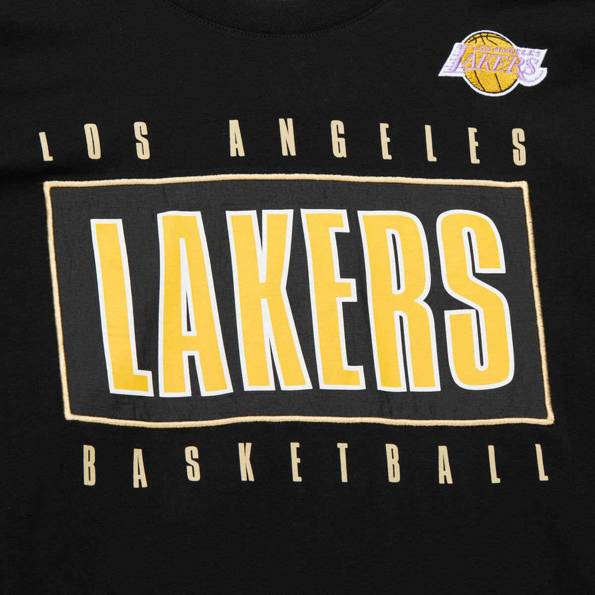 NBA TEAM OG 2.0 PREMIUM SS TEE VINTAGE LOGO LAKERS - Image 4