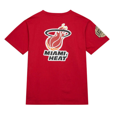 NBA TEAM OG 2.0 PREMIUM SS TEE VINTAGE LOGO HEAT Scarlet TCRW7096-MHEYYPPPSCAR - Image 1