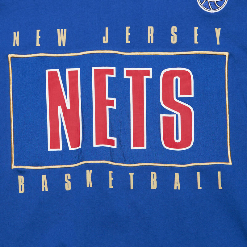 NBA TEAM OG 2.0 PREMIUM SS TEE VINTAGE LOGO NETS Royal TCRW7096-NJNYYPPPROYA - Image 6
