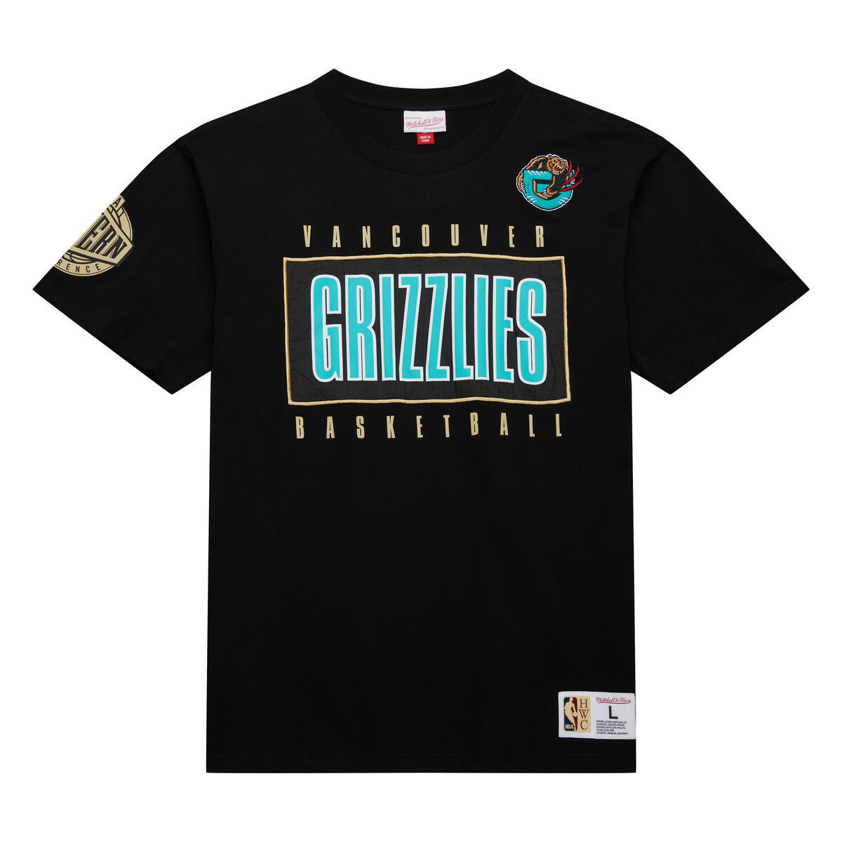 NBA TEAM OG 2.0 PREMIUM SS TEE VINTAGE LOGO GRIZZLIES - Image 1