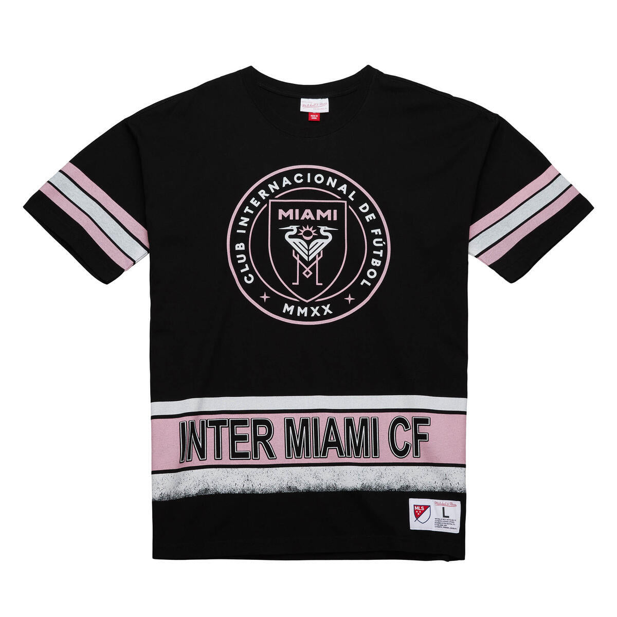 MLS FASHION OVERSIZED SS TEE CURRENT LOGO MIAMI CF Black TCRW7903-IMCYYPPPBLCK - Image 1