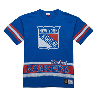 NHL FASHION OVERSIZED SS TEE CURRENT LOGO RANGERS Royal TCRW7903-NYAYYPPPROYA - Image 1