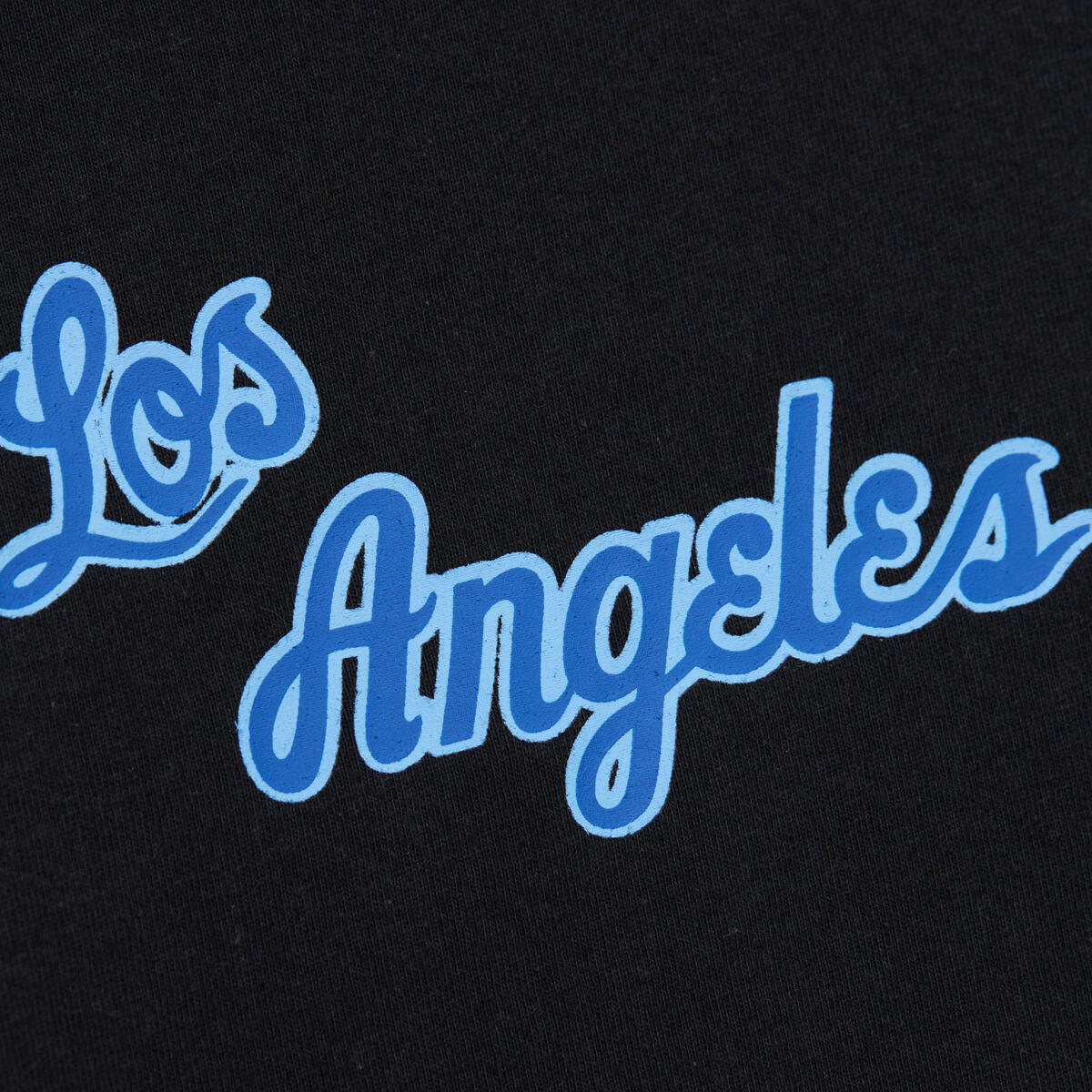 NBA M&N HOMETOWN SS TEE VINTAGE LOGO LAKERS Black TCRW7914-LALYYPPPBLCK - Image 5