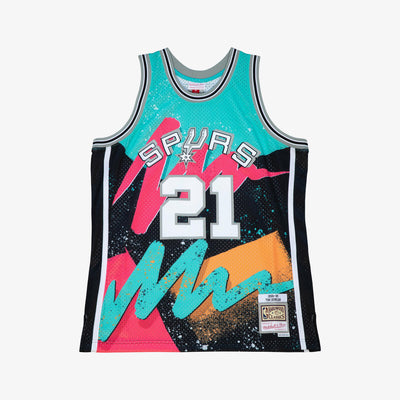 NBA HYPER HOOPS SWINGMAN JERSEY SPURS 1998 TIM DUNCAN - Multi-Black - Image 1