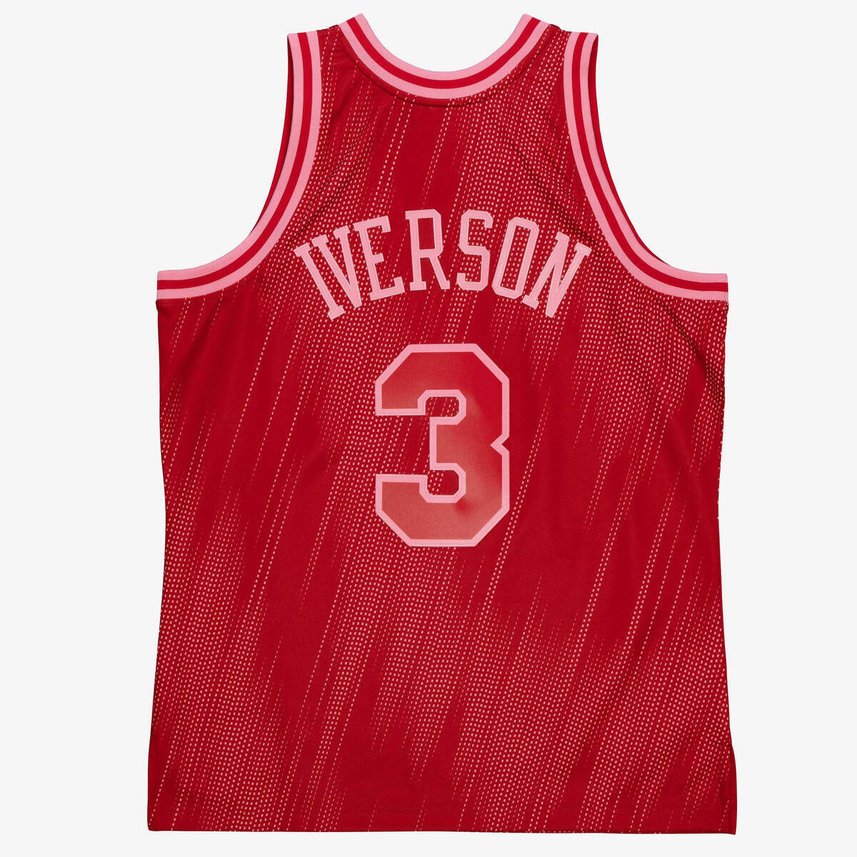 NBA MONOCHROME SWINGMAN JERSEY 76ERS 2002 ALLEN IVERSON - Red - Image 2