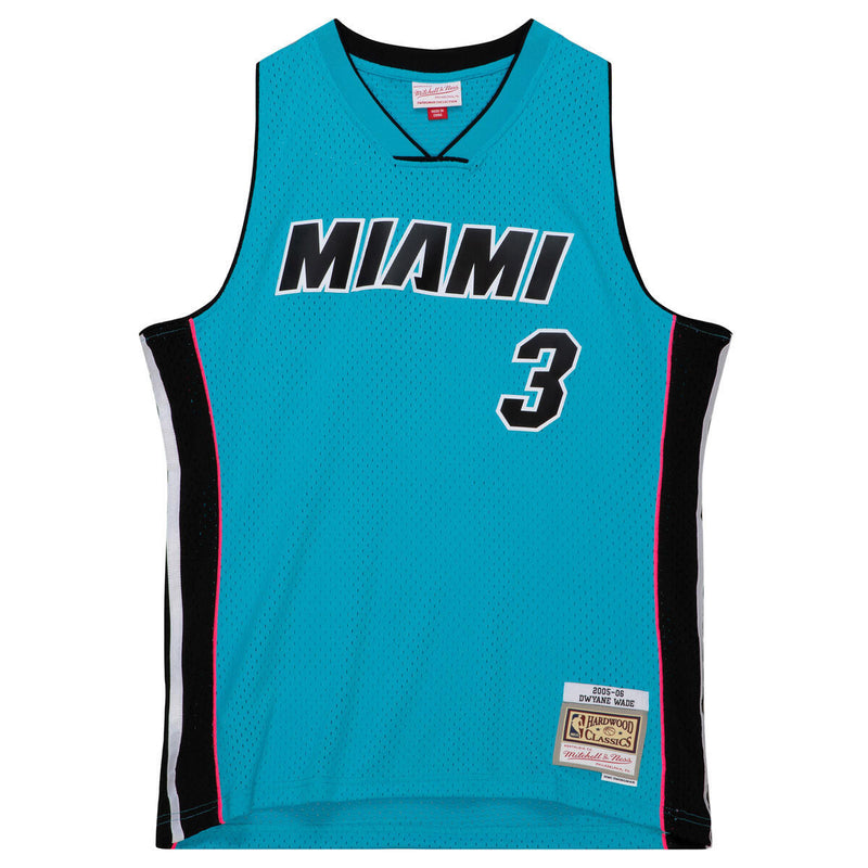 NBA NEON TROPICAL SWINGMAN JERSEY HEAT 2005 DWYANE WADE - Blue - Image 1