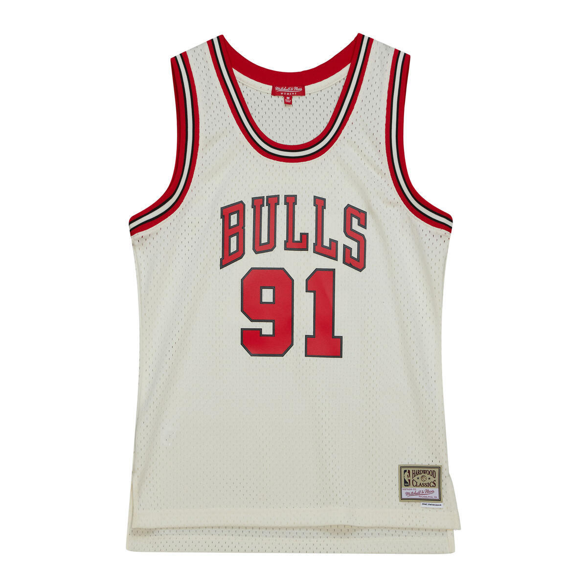 NBA W CREAM SWINGMAN JERSEY BULLS 1997 DENNIS RODMAN - Image 1