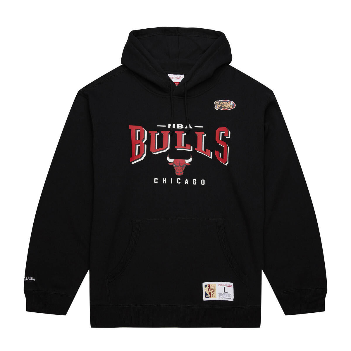 NBA OPPORTUNITY BUY FLEECE HOODIE VINTAGE LOGO BULLS - Black - Image 1