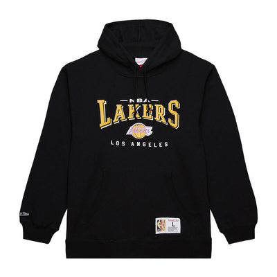 NBA OPPORTUNITY BUY FLEECE HOODIE VINTAGE LOGO LAKERS Black TH10125-LALBLCK - Image 1