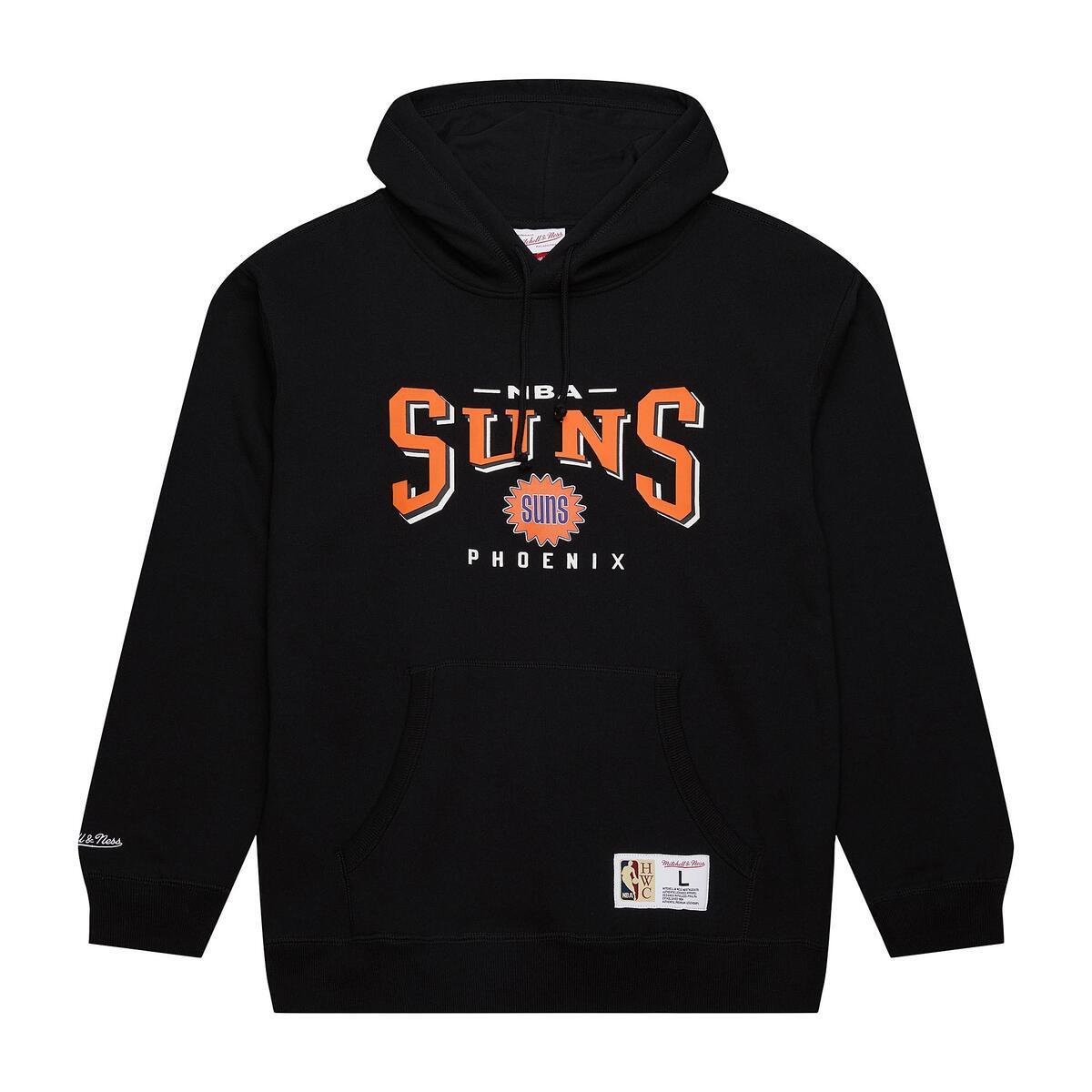 NBA OPPORTUNITY BUY FLEECE HOODIE VINTAGE LOGO SUNS Black TH10125-PSUBLCK - Image 1