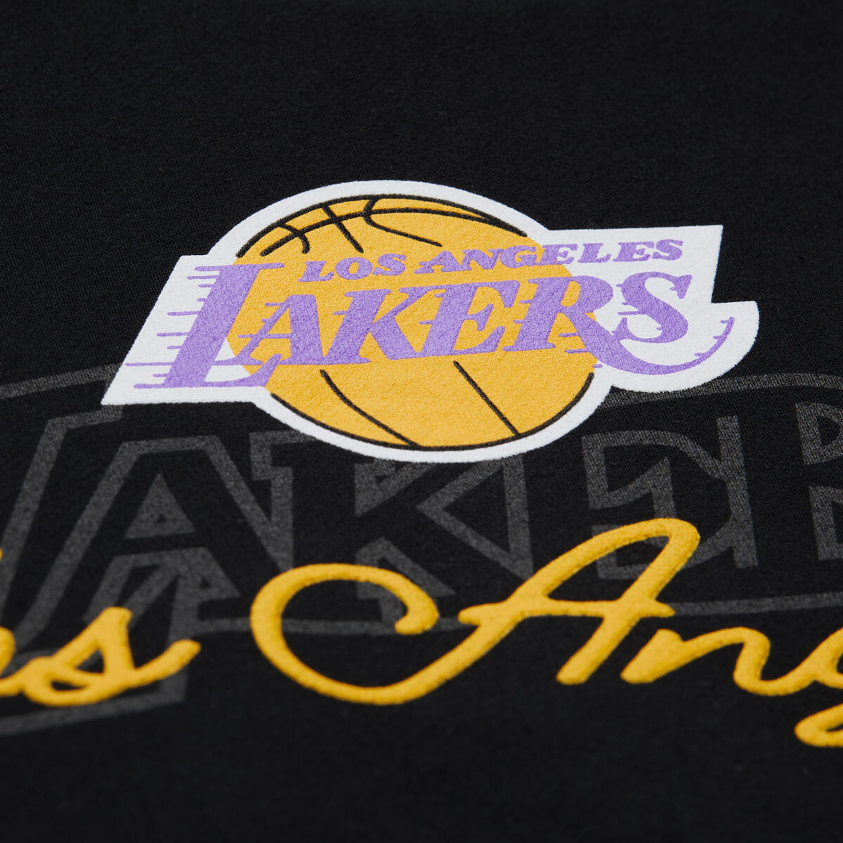 NBA FREE THROW HOODIE LAKERS Black TH10204-LALBLCK - Image 3