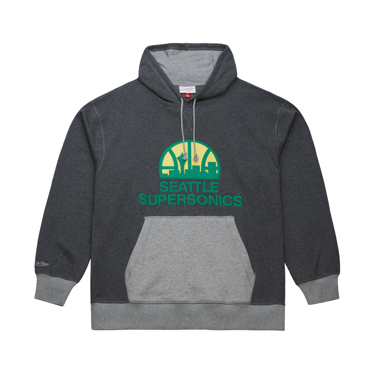 NBA LEGACY COLLECTION FT FLEECE HOODIE SEATTLE SUPERSONICS - HEATHER BLACK - Image 1