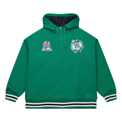NBA THROW IT BACK QUILTED FLEECE HOODIE BOSTON CELTICS - Image 1