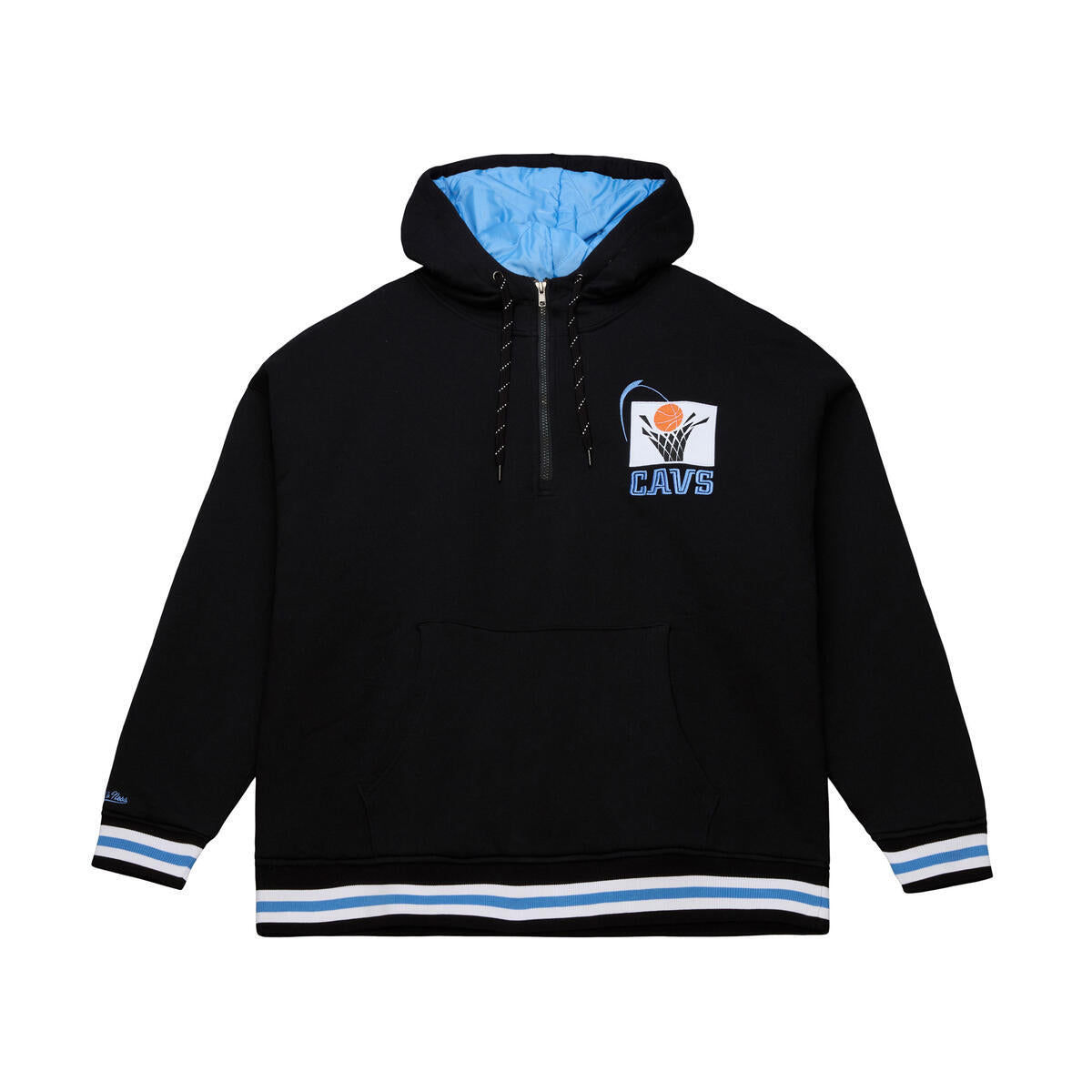 NBA THROW IT BACK QUILTED FLEECE HOODIE CLEVELAND CAVALIERS - Image 1