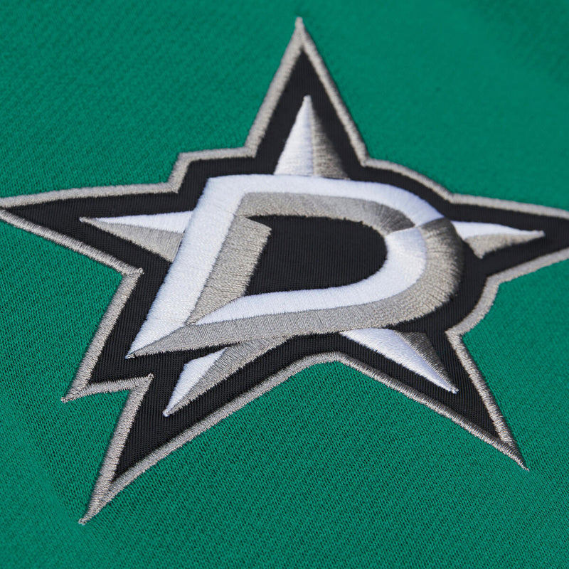 NHL THROW IT BACK QUILTED FLEECE HOODIE CURRENT LOGO STARS - Image 3