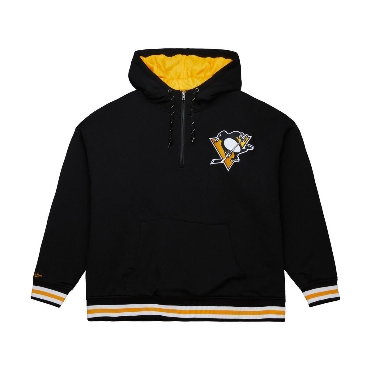 NHL THROW IT BACK QUILTED FLEECE HOODIE PITTSBURGH PENGUINS - Image 1