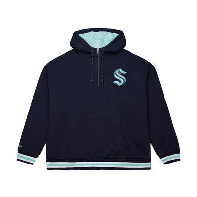 NHL THROW IT BACK QUILTED FLEECE HOODIE SEATTLE KRAKEN - Image 1