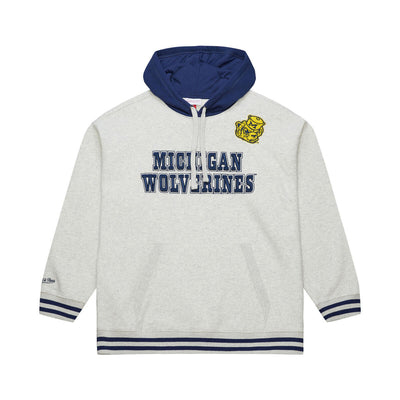 NCAA OFF SEASON FLEECE HOODIE MICHIGAN WOLVERINES - Image 1