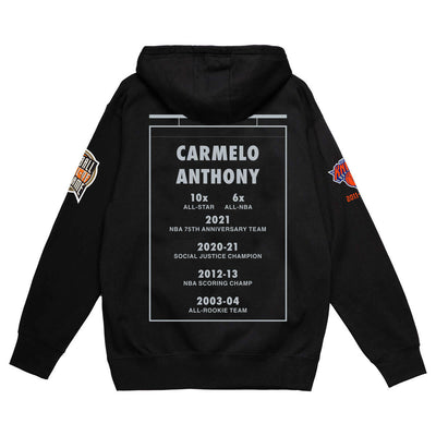 NBA ULTIMATE PLAYER HOODIE NEW YORK KNICKS CARMELO ANTHONY - Black - Image 2