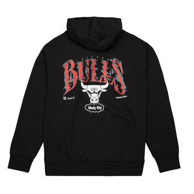 NBA SUGA GLITCH HOODIE BULLS - Black - Image 2