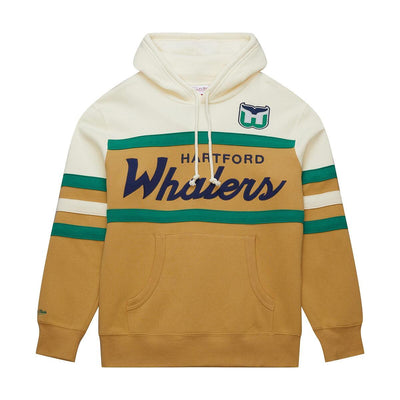 NHL HEAD COACH HOODIE WHALERS TAN-CREAM TH6293-HWHTNCR - Image 1