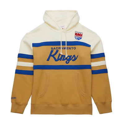 NBA HEAD COACH HOODIE KINGS TAN-CREAM TH6293-SKITNCR - Image 1