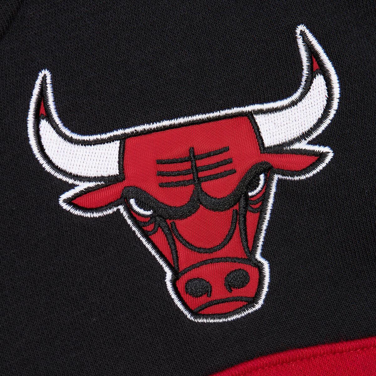 NBA HEAD COACH HOODIE VINTAGE LOGO BULLS Black TH8072-CBUBLCK - Image 4