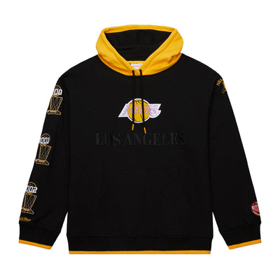 NBA TEAM OG 3.0 FLEECE HOODIE VINTAGE LOGO LAKERS - Image 1