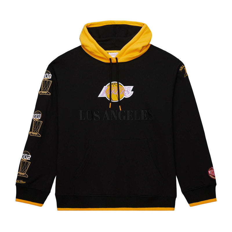 NBA TEAM OG 3.0 FLEECE HOODIE VINTAGE LOGO LAKERS - Image 1