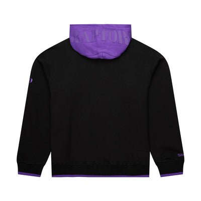NBA TEAM OG 3.0 FLEECE HOODIE VINTAGE LOGO RAPTORS - Black - Image 2
