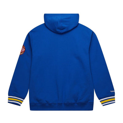 NBA CHAINSTITCH FLEECE HOODIE VINTAGE LOGO WARRIORS - Royal - Image 2