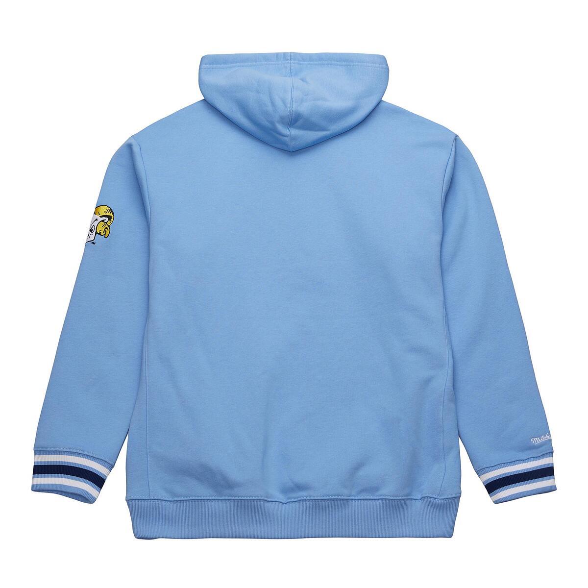 NCAA CHAINSTITCH FLEECE HOODIE VINTAGE LOGO NORTH CAROLINA Light Blue TH8091-UNCLTBL - Image 2