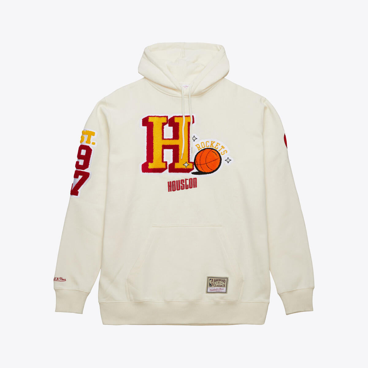 NBA SSWAGGER HOODIE ROCKETS Cream TH8160-HROCREA - Image 1