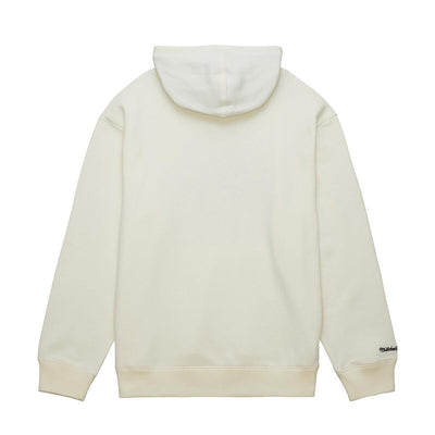 NBA HERITAGE FLEECE HOODIE VINTAGE LOGO 76ERS Cream TH8273-P76CREA - Image 2