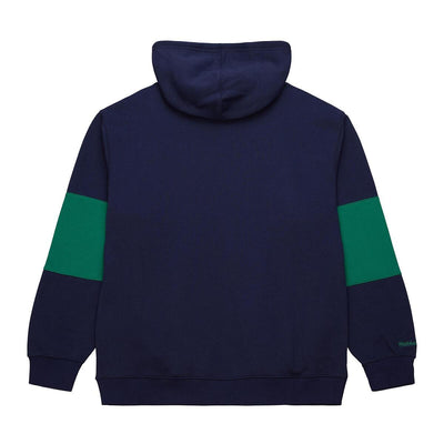 NBA RETRO FLEECE HOODIE VINTAGE LOGO MAVERICKS Navy TH8454-DMANAVY - Image 2