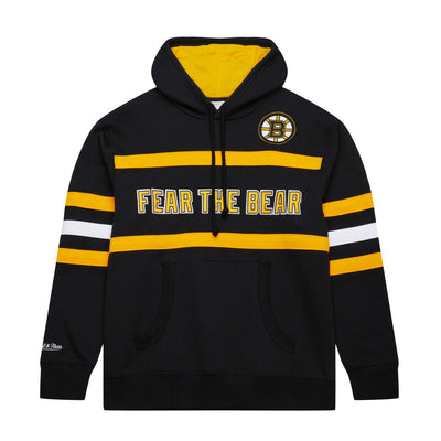 NHL HEAD COACH HOODIE CURRENT LOGO BRUINS Black TH8753-BBNBLCK - Image 1