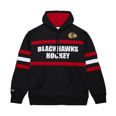 NHL HEAD COACH HOODIE CURRENT LOGO BLACKHAWKS Black TH8753-CBHBLCK - Image 1