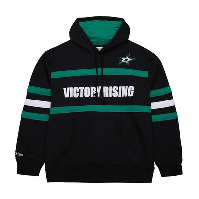 NHL HEAD COACH HOODIE CURRENT LOGO STARS Black TH8753-DSTBLCK - Image 1
