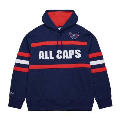 NHL HEAD COACH HOODIE CURRENT LOGO CAPITALS Navy TH8753-WCANAVY - Image 1