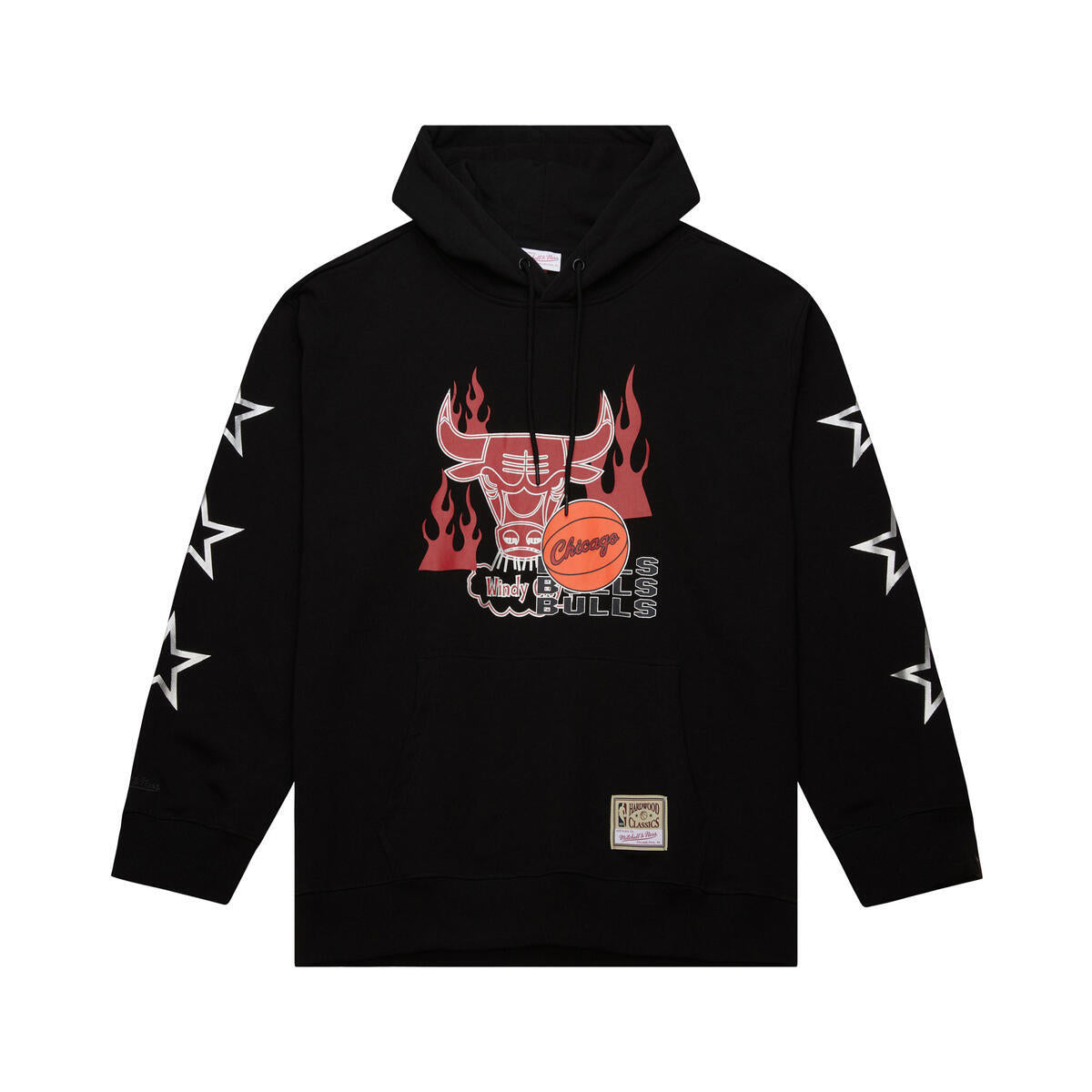 NBA OVERSIZED HOODIE BULLS Black TH8916-CBUBLCK - Image 1