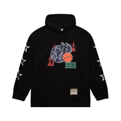 NBA OVERSIZED HOODIE MAVERICKS Black TH8916-DMABLCK - Image 1