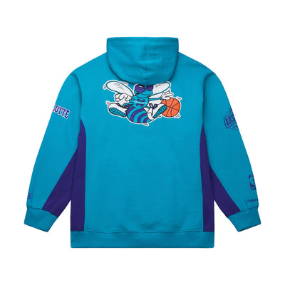NBA TEAM ORIGINS FLEECE HOODIE VINTAGE LOGO HORNETS Hornets Blue TH9263-CHOHRBL - Image 2