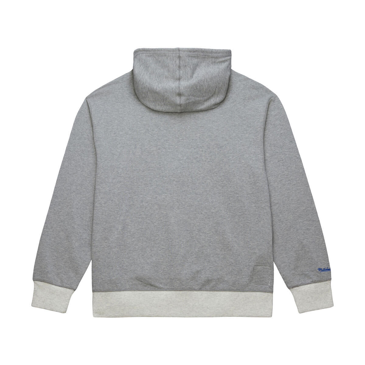 NBA HERITAGE COLLECTION FLEECE HOODIE VINTAGE LOGO 76ERS GREY HEATHER-CREAM TH9280-P76GHCR - Image 3