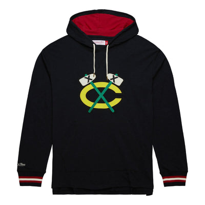 NHL LEGENDARY SLUB LS HOODIE CURRENT LOGO BLACKHAWKS Black THOD6595-CBHYYPPPBLCK - Image 1
