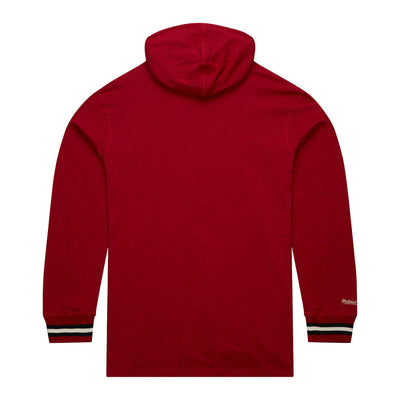 NBA LEGENDARY SLUB LS HOODIE VINTAGE LOGO BULLS Scarlet THOD7204-CBUYYPPPSCAR - Image 2