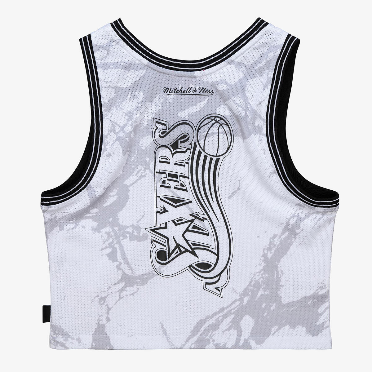 NBA W MARBLE CROP TANK 76ERS - Image 2