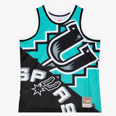 NBA BIG FACE FASHION TANK 5.0 SPURS - Teal - Image 1