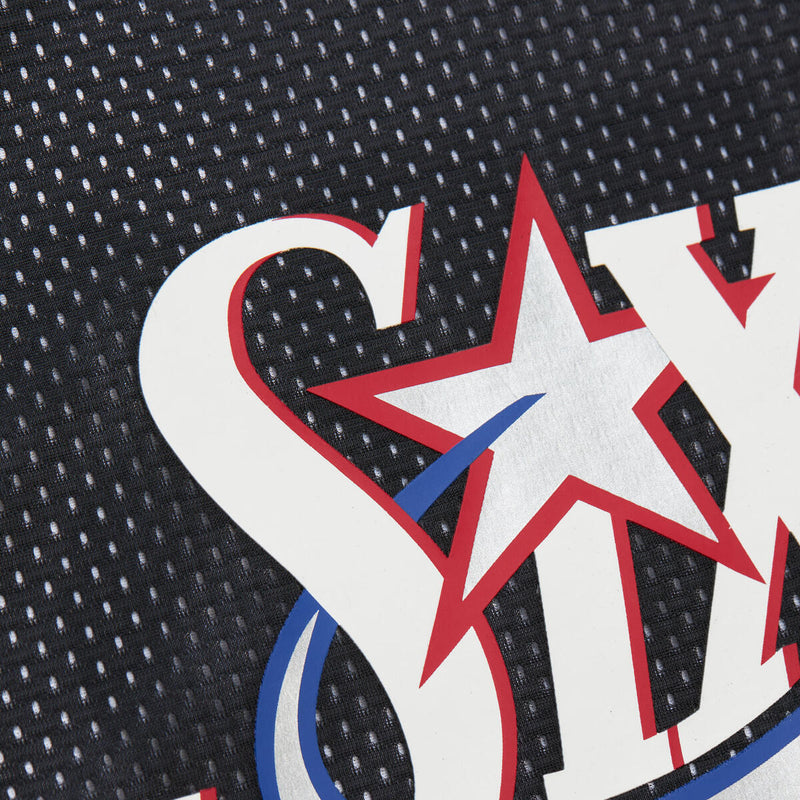 NBA REVERSIBLE MESH PRACTICE TANK VINTAGE LOGO 76ERS
