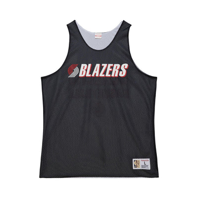NBA REVERSIBLE MESH PRACTICE TANK VINTAGE LOGO TRAIL BLAZERS Multi-Black TMTK6913-PTBYYPPPMTBK - Image 1