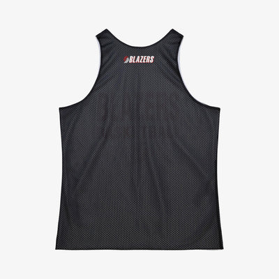 NBA REVERSIBLE MESH PRACTICE TANK VINTAGE LOGO TRAIL BLAZERS Multi-Black TMTK6913-PTBYYPPPMTBK - Image 4